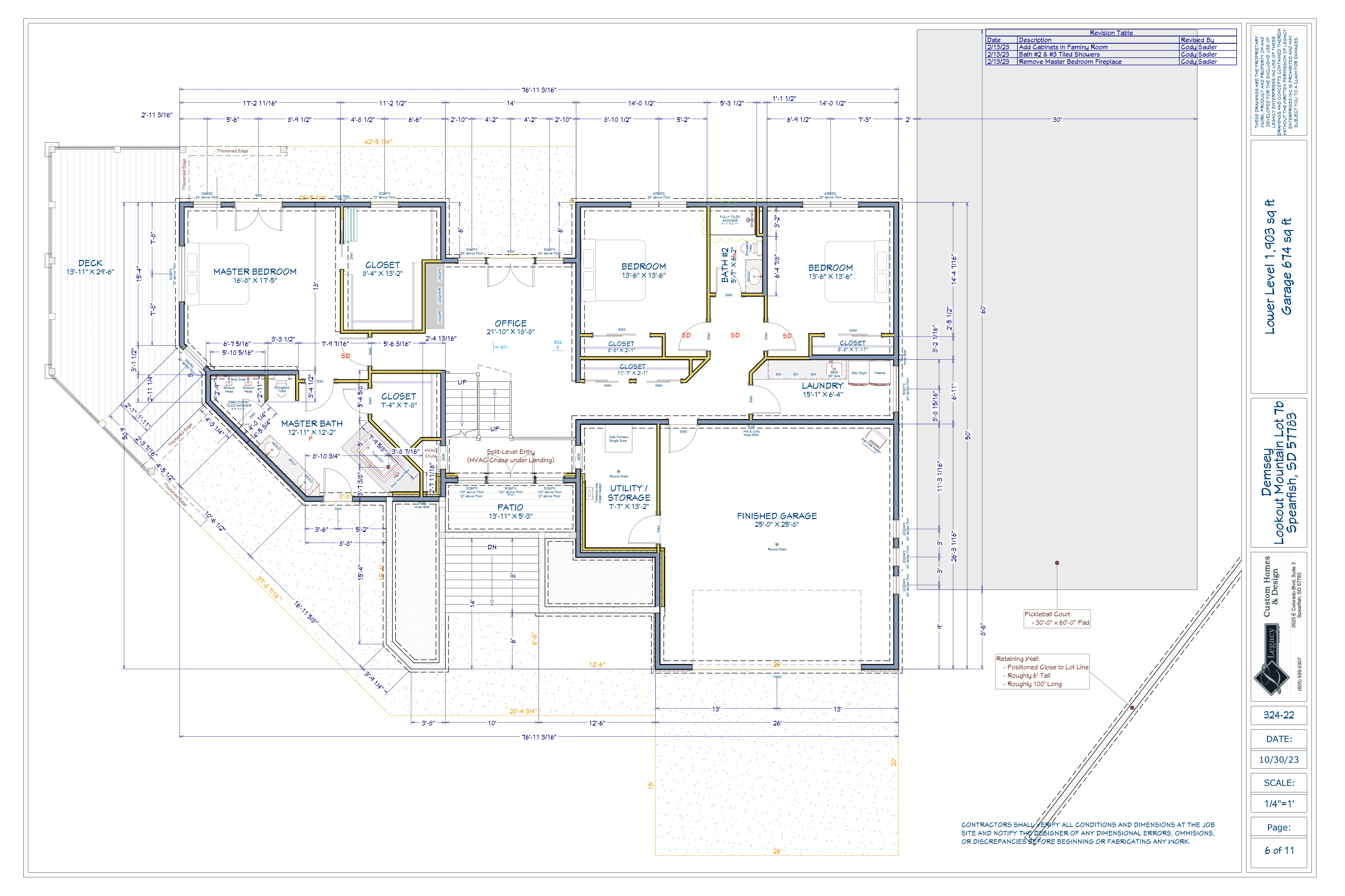 Main-level floor plan